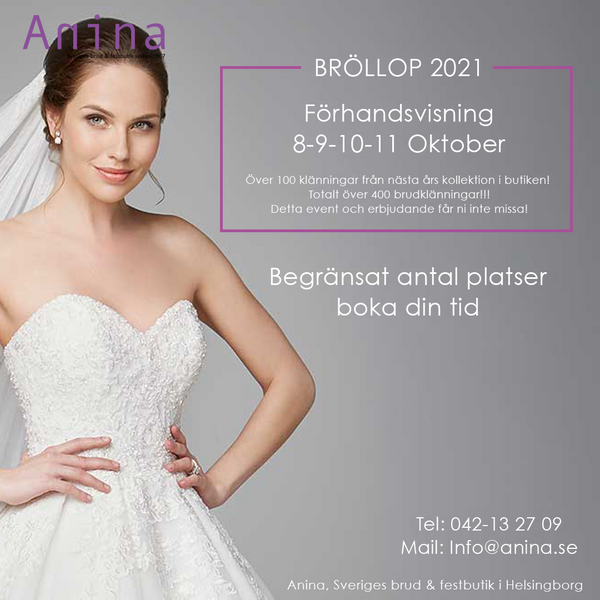Vi är först med det sista! DESIGNERWEEKEND hos ANINA!