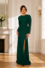 Ladda upp bild till gallerivisning, Aftonklänning / Balklänning  H1013 emerald