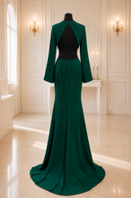 Ladda upp bild till gallerivisning, Aftonklänning / Balklänning  H1013 emerald
