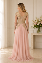 Ladda upp bild till gallerivisning, Aftonklänning / Balklänning May Queen 11549 blush