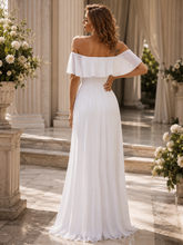 Ladda upp bild till gallerivisning, REA brudklänning med off shoulder