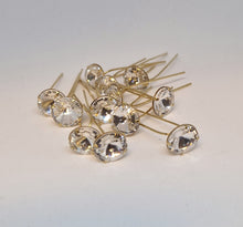 Ladda upp bild till gallerivisning, Hårnålar i strass  11 mm 12-pack