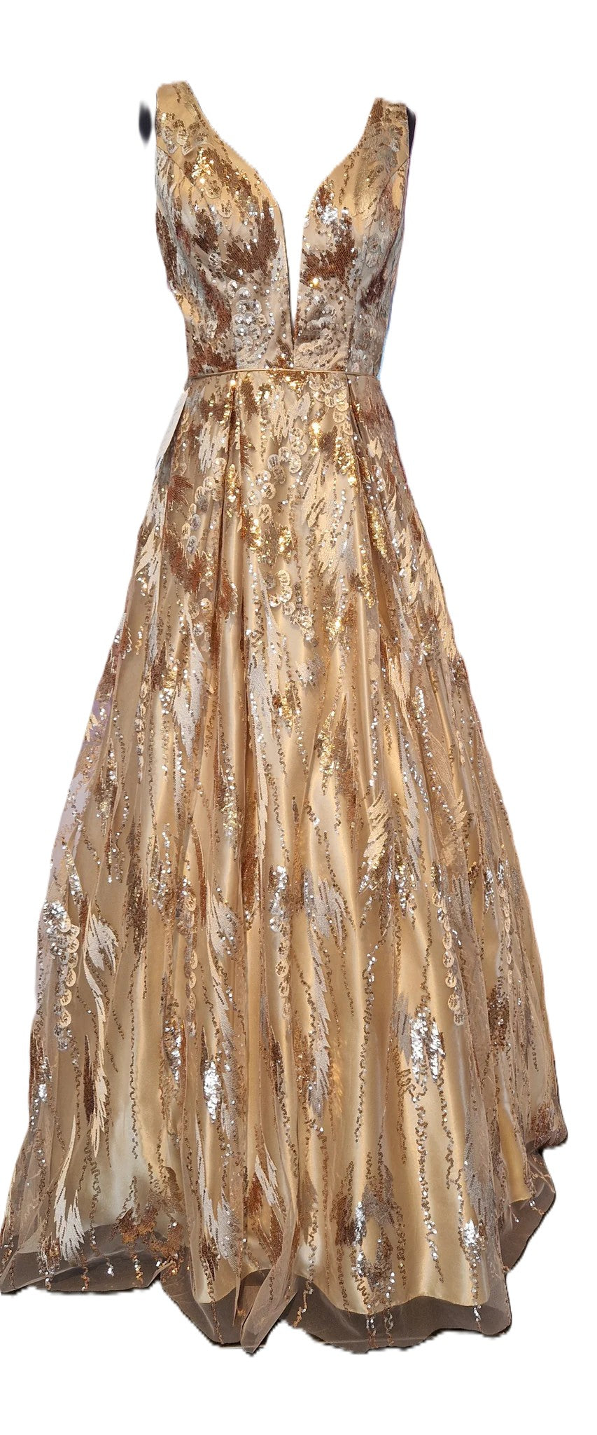 Aftonklänning / Balklänning  Venitti 42150 gold