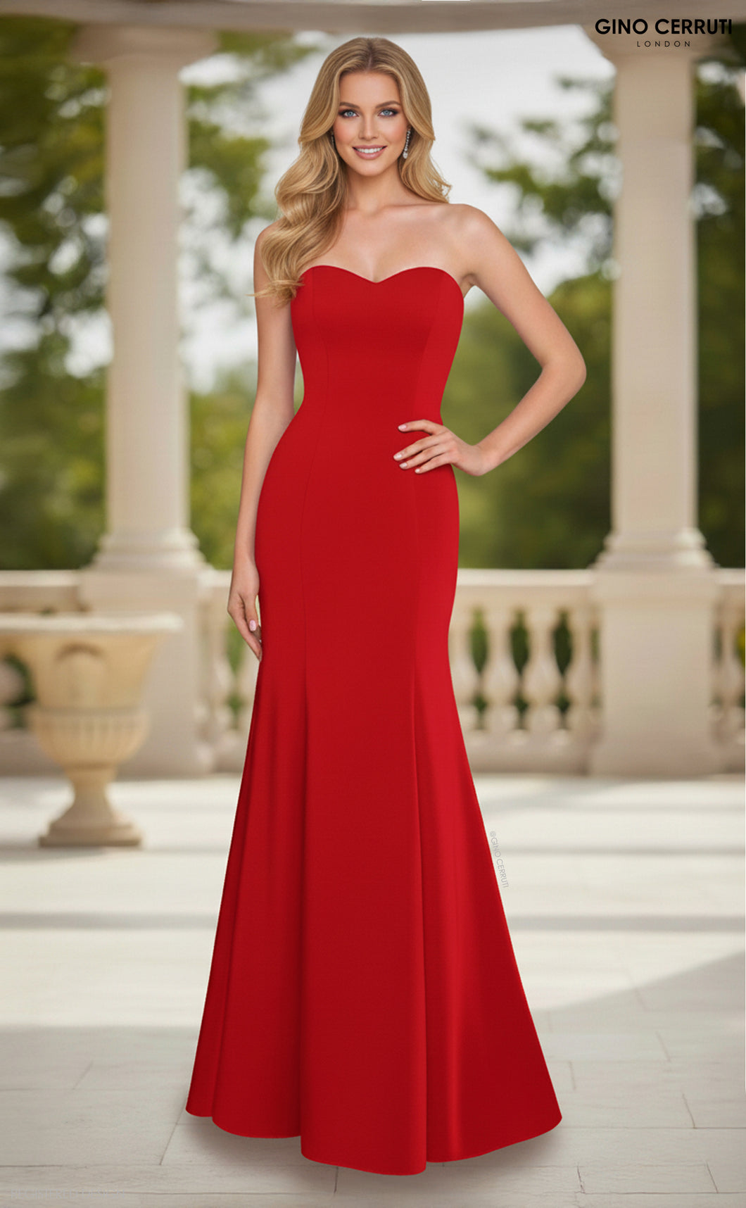 Balklänning / Aftonklänning  Gino Cerruti 2781D red