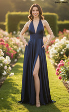 Ladda upp bild till gallerivisning, Balklänning / Aftonklänning  Gino Cerruti 4167H navy blue