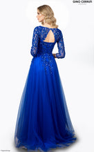 Ladda upp bild till gallerivisning, Balklänning / Aftonklänning  Gino Cerruti 6461Q navy