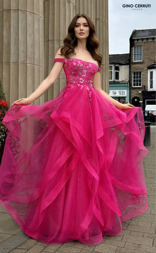 Balklänning / Aftonklänning  Gino Cerruti 7334M barbie pink