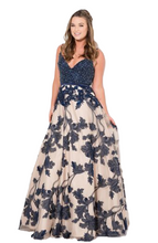 Ladda upp bild till gallerivisning, Aftonklänning / Balklänning Loré 8PA002 navy /nude