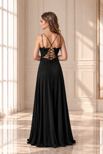 Ladda upp bild till gallerivisning, Aftonklänning / Balklänning  Venitti Diana 94080 black