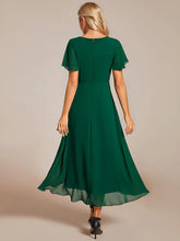 Ladda upp bild till gallerivisning, Kort klänning  med ärm EG02084 dark green