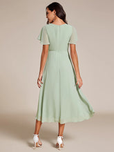 Ladda upp bild till gallerivisning, Kort klänning  med ärm EG02084 mint green