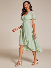 Ladda upp bild till gallerivisning, Kort klänning  med ärm EG02084 mint green