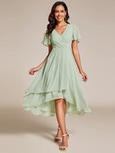 Ladda upp bild till gallerivisning, Kort klänning  med ärm EG02084 mint green