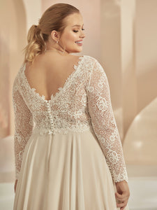 Billig Brudklänning Bianco Evento  Famosa  plus size (ej onlineköp )