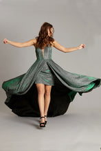 Ladda upp bild till gallerivisning, Långklänning/ Balklänning PartyLine H1043 emerald