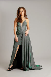 Långklänning/ Balklänning PartyLine H1043 emerald