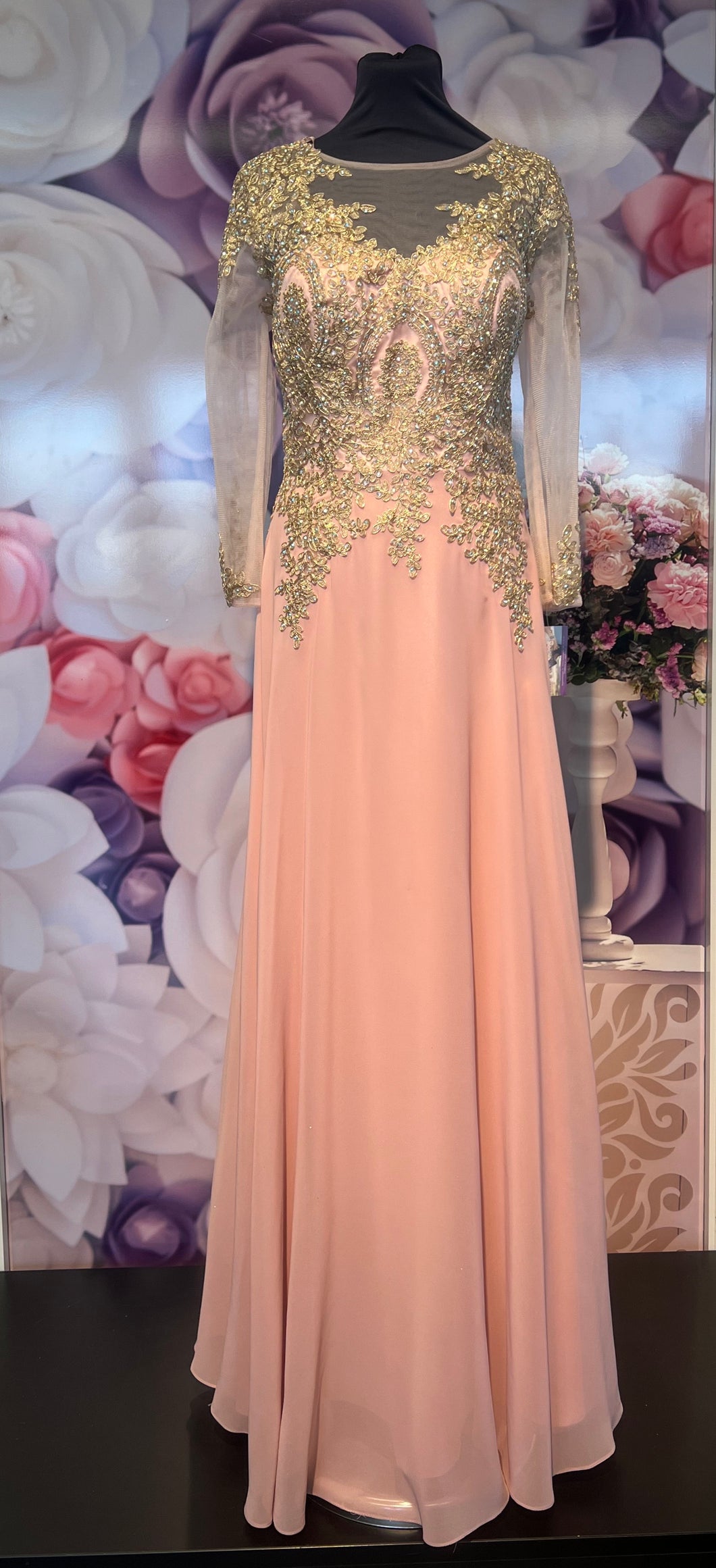 Aftonklänning / Balklänning May Queen 11549 blush