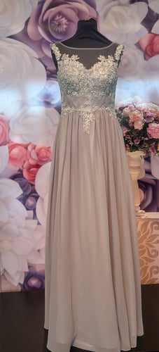 Aftonklänning / Balklänning Fiesta 40112 silver