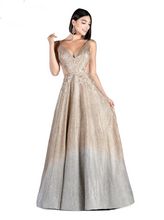 Ladda upp bild till gallerivisning, Aftonklänning / Balklänning 9PK023 Loré gold