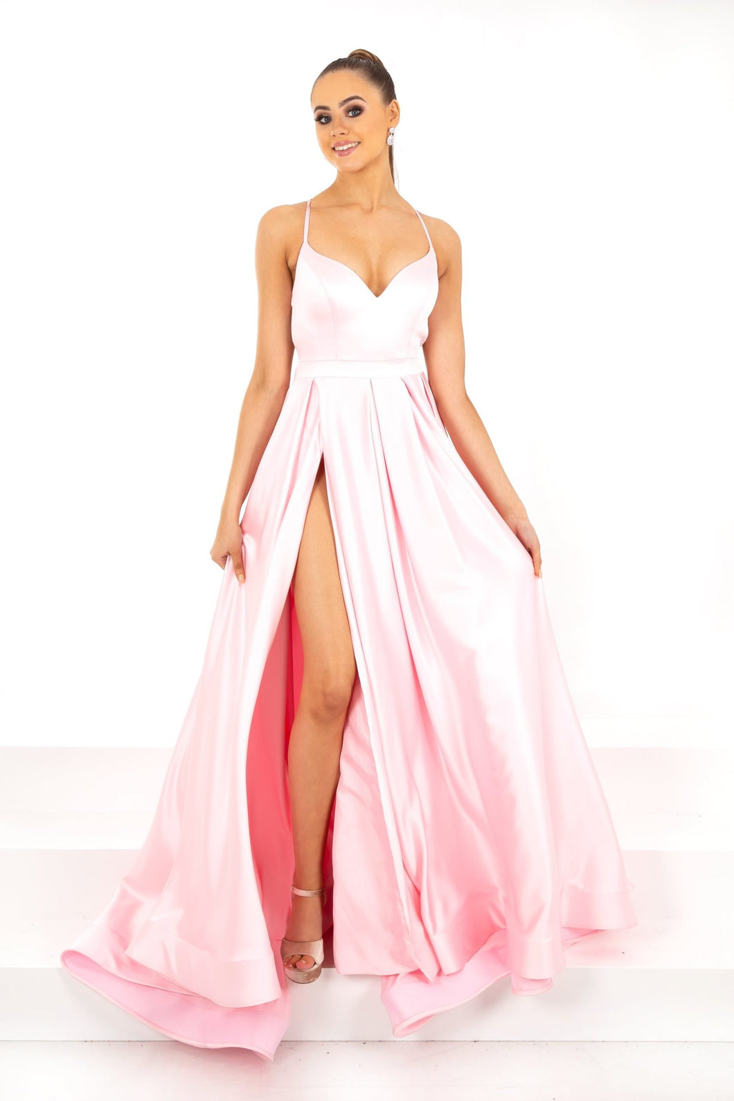 Balklänning / Aftonklänning TNW 631 baby pink