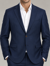 Ladda upp bild till gallerivisning, Cavaliere Kavaj Parker regular fit navy