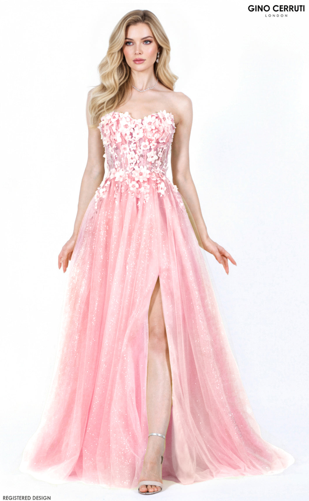 Balklänning / Aftonklänning  Gino Cerruti 6664B blush pink