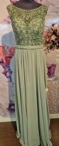 Aftonklänning / Balklänning MoriLee 21522 sage