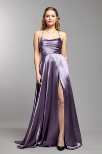 Aftonklänning / Balklänning  PartyLine 94018 eggplant