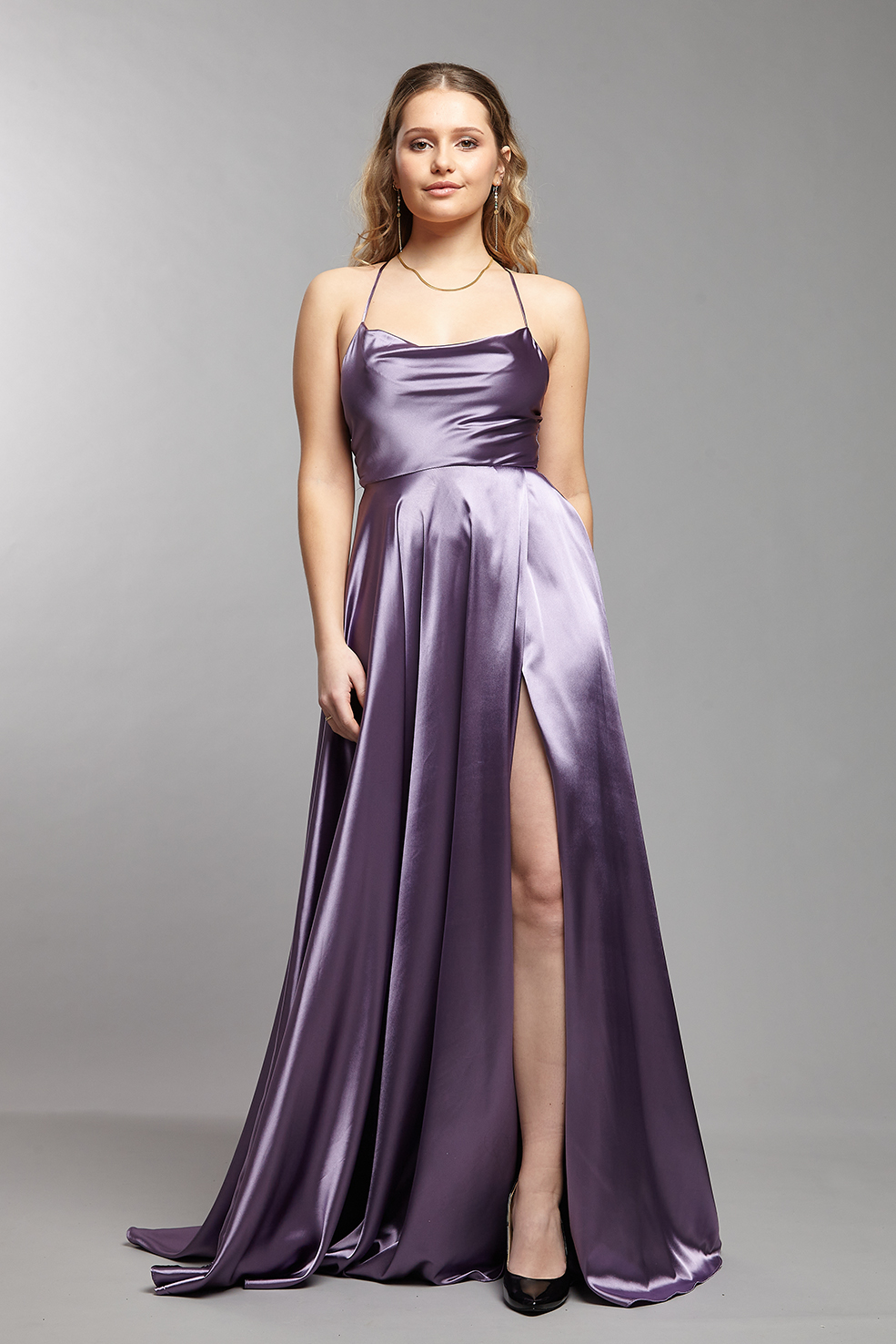 Aftonklänning / Balklänning  PartyLine 94018 eggplant