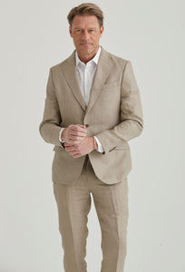 Linnekostym Khaki Erla of Sweden
