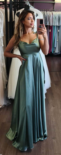 *Aftonklänning / Balklänning  PartyLine 94018 dark sage
