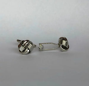 Manschettknappar silverknut